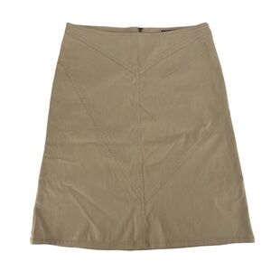 zinc Tan A-Line Knee Length Skirt Size 7 Women’s